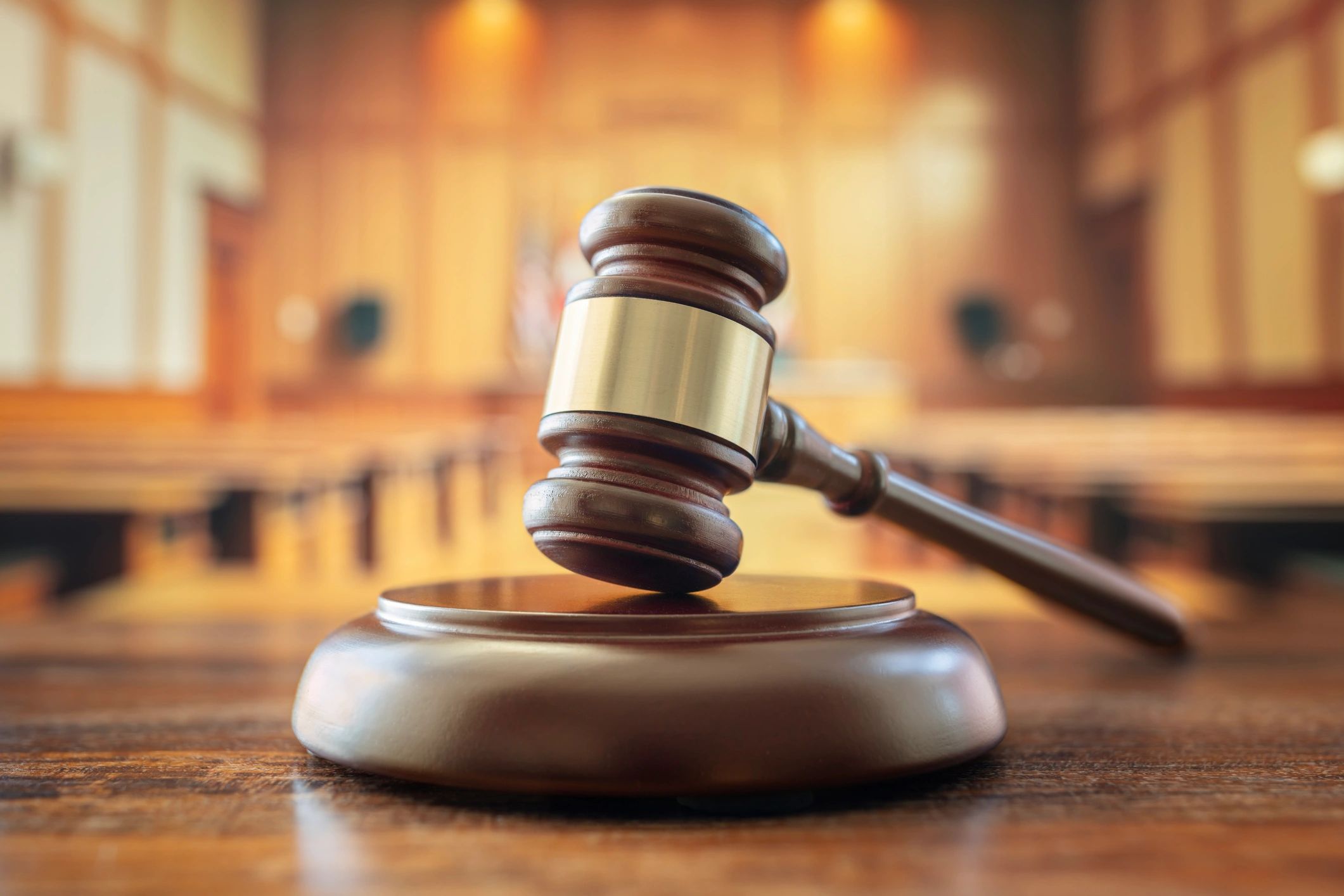 gavel and legal documents